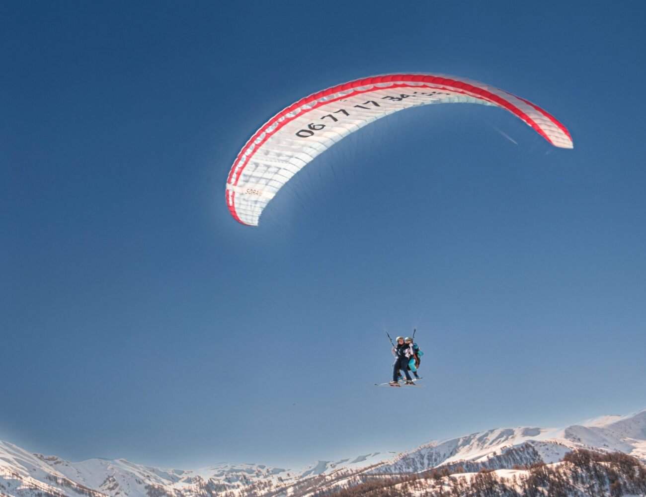 photo bi parapente