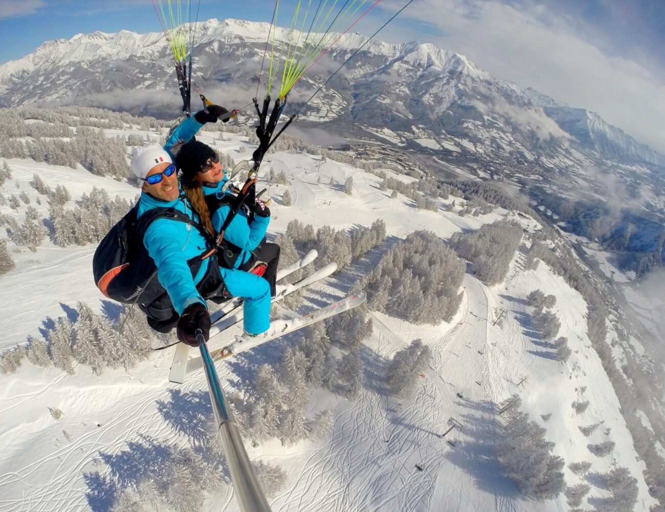 Pilotes parapente Pra Loup
